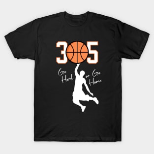 305 Miami basketball T-Shirt